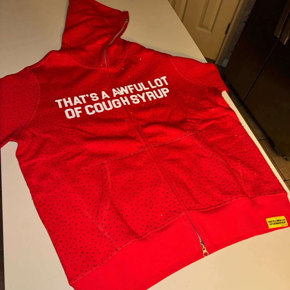 Awful lot of cough syrup zip up (alocs)